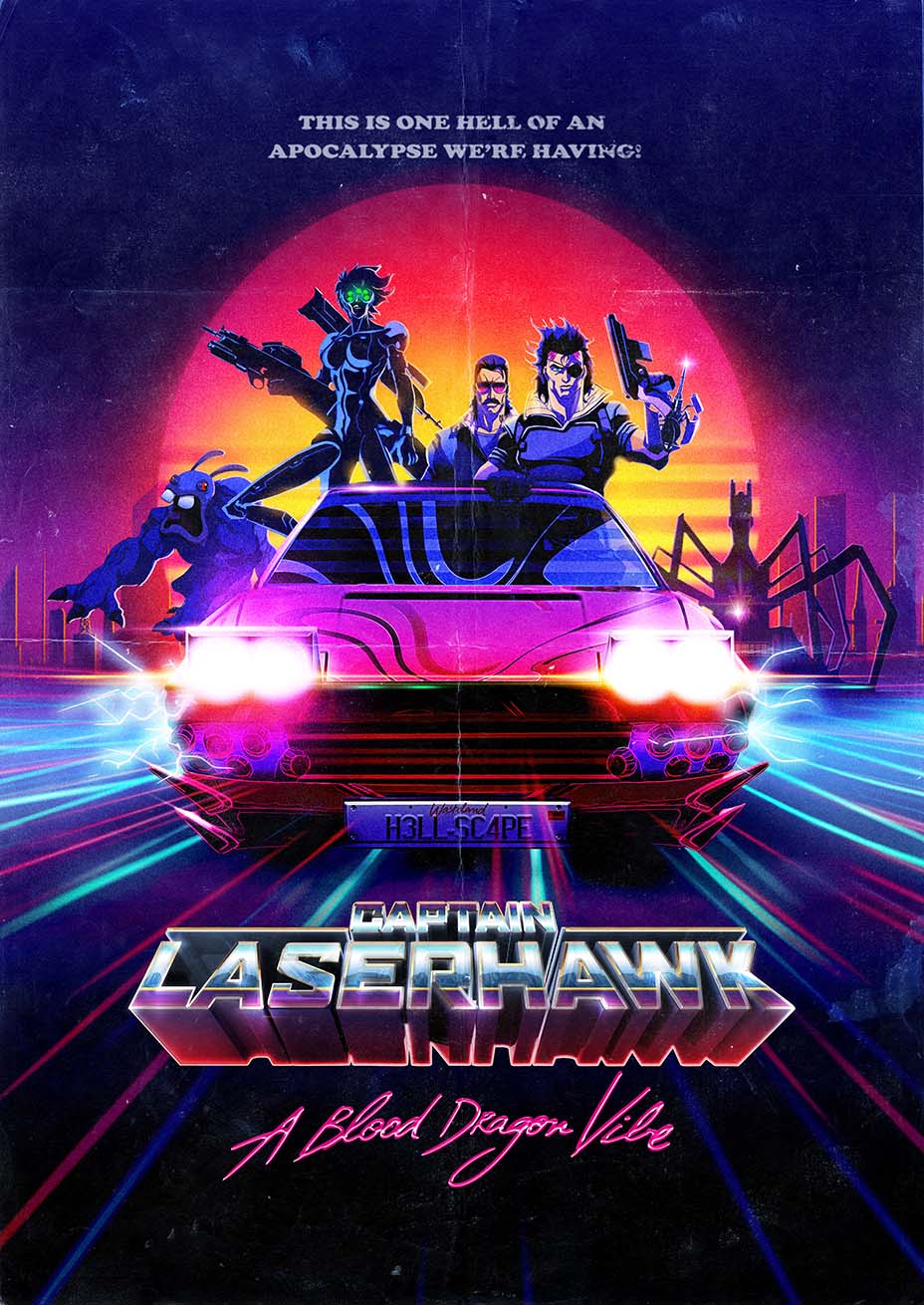 Captain Laserhawk: A Blood Dragon Remix is a show coming to Netflix this  Fall